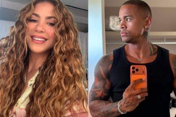 Shakira e Léo Santana posam juntos e real motivo do encontro vem à tona -  (crédito: Reprodução/Instagram)