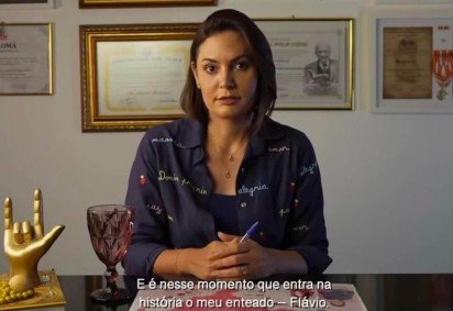 Flávio Bolsonaro publicou um pedido de desculpas após vídeo de Michelle -  (crédito: AFP via Getty Images) -Flávio Bolsonaro publicou um pedido de desculpas após vídeo de Michelle -  (crédito: AFP via Getty Images)