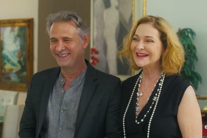 Nelson Freitas e Alexandra Richter em Os  emergentes
