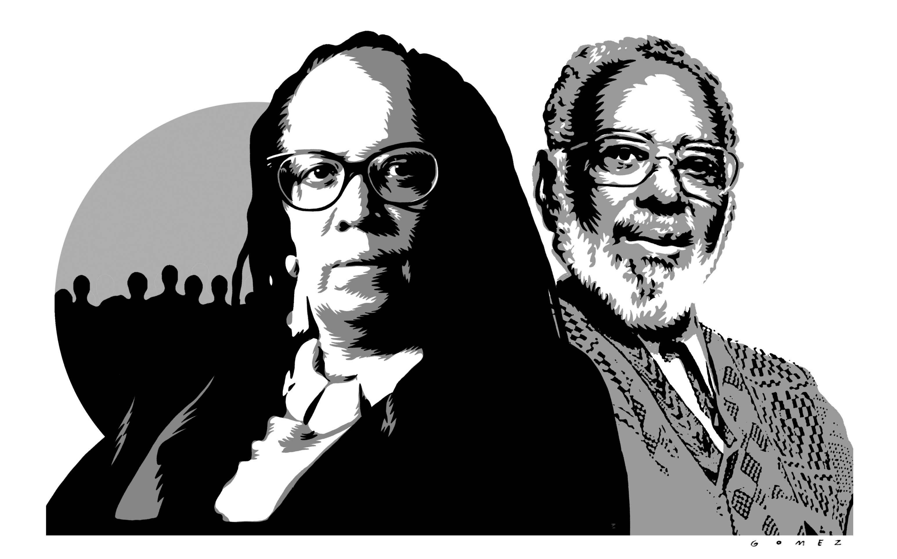 Os não conformistas Abdias do Nascimento e Sueli Carneiro