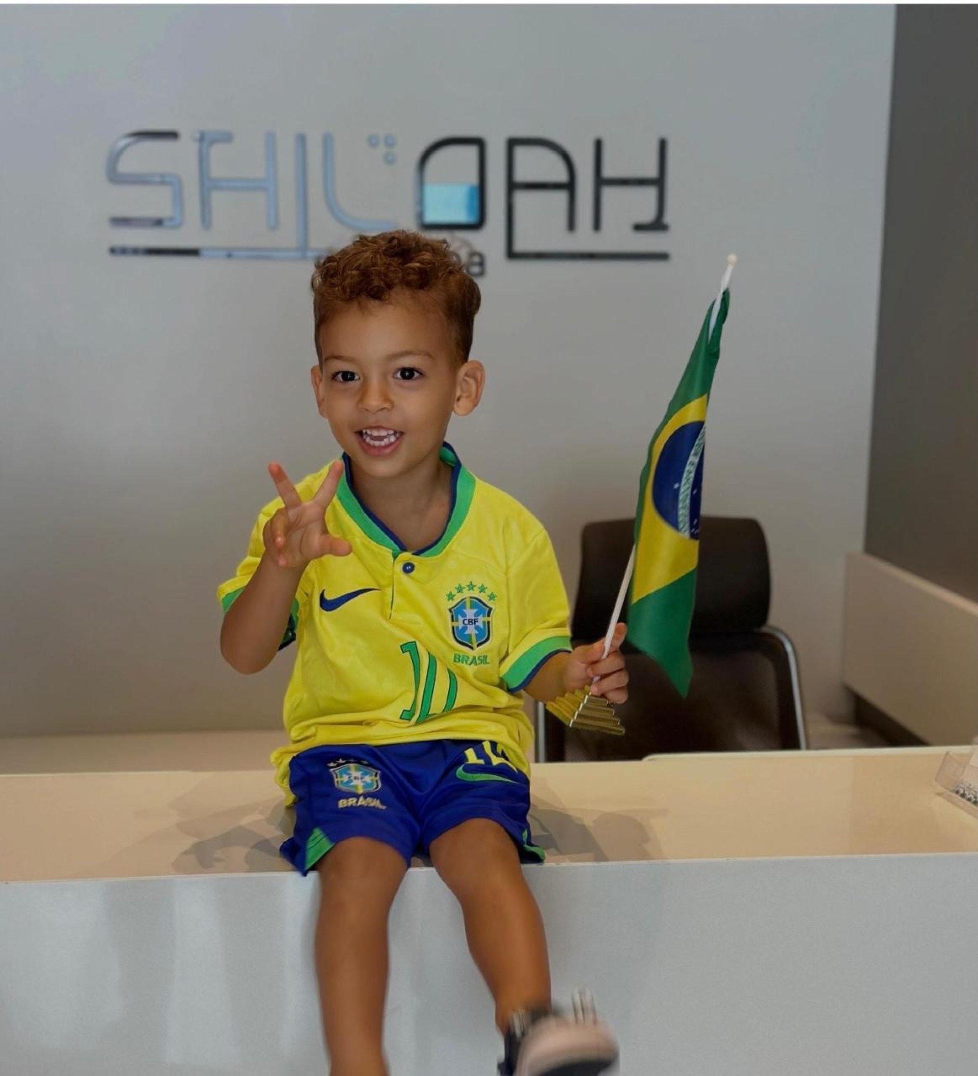 O pequeno Arthur &eacute; torcedor desde que tinha apenas 2 anos de idade