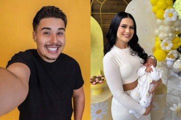 O ex-participante do BBB 26 teria chorado e insistido para ver a filha Aurora, de três meses, em Curitiba -  (crédito: Reprodução/Instagram)
