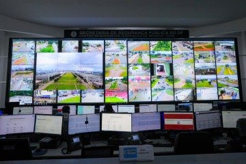 Sistema de monitoramento de onde são enviados os alertas aos celulares pela Defesa Civil -  (crédito: Divulgação/Defesa Civil)