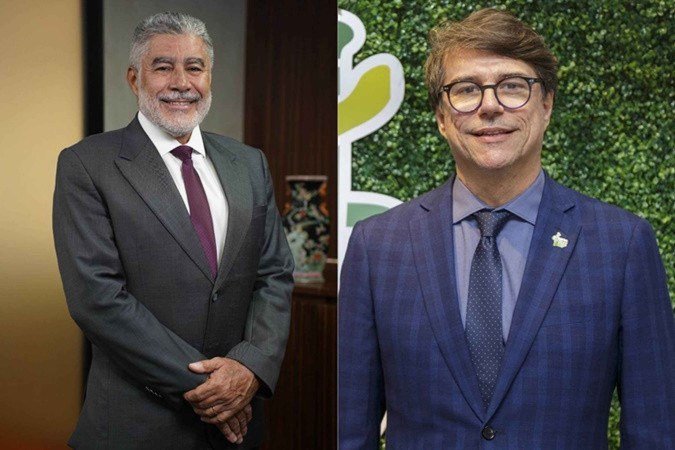 Esmeraldo Malheiros, consultor jurídico da AMIES / Sandro Schreiber, presidente da Associação Brasileira Médica (ABEM)
 -  (crédito: Divulgação AMIES / Divulgação Abem)