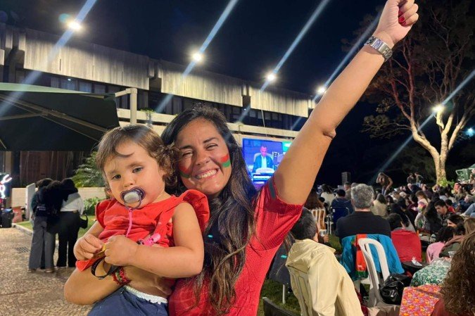 Joana Leal e a filha