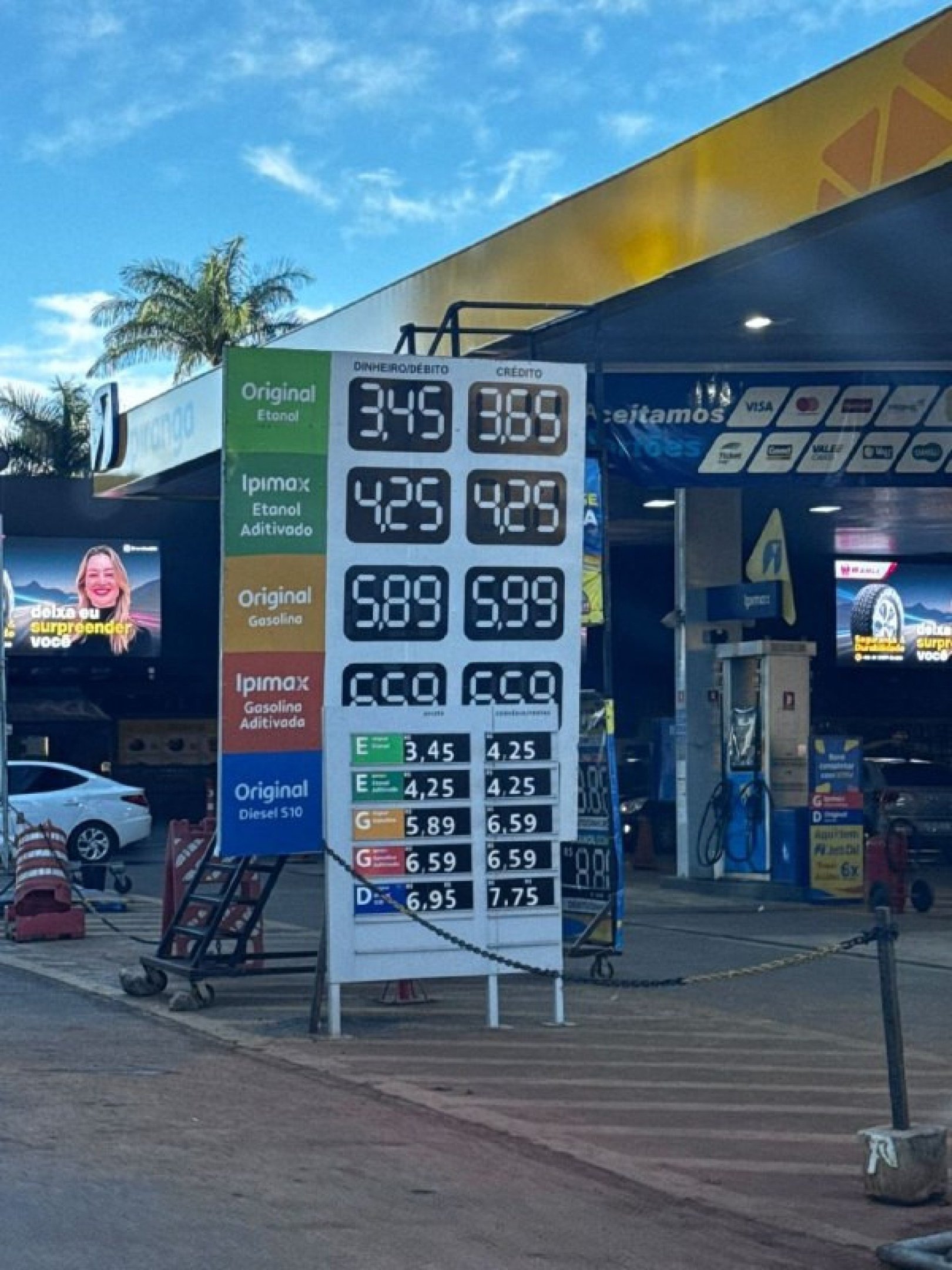 Pre&ccedil;os mais baixos foram registrados em um posto de combust&iacute;vel na Estrada Parque Dom Bosco (EPDB), no Lago Sul.