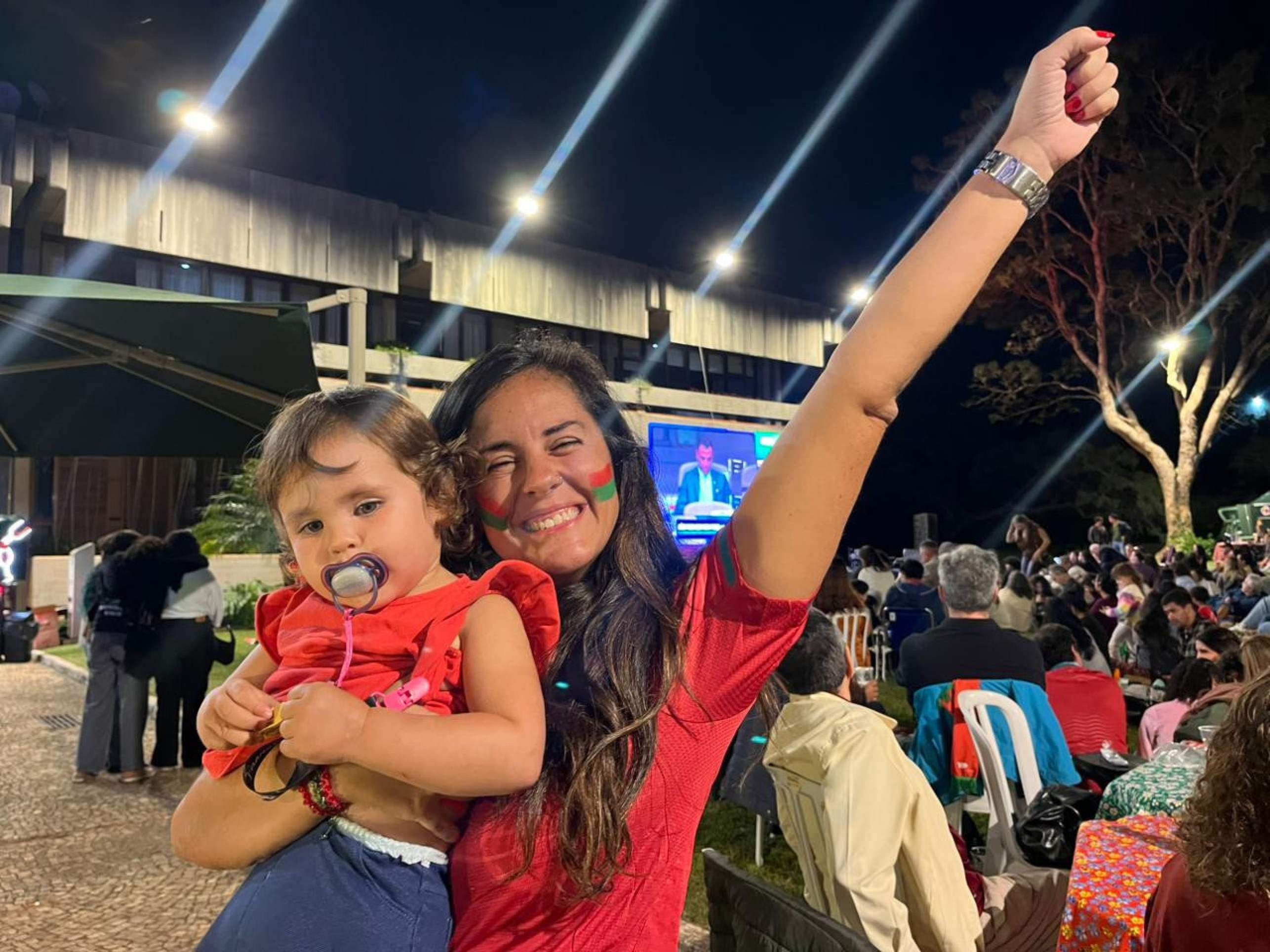 Joana Leal e a filha