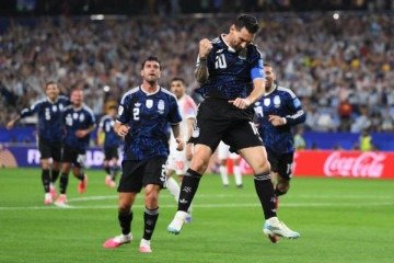 Argentino ampliou a sua vantagem na artilharia de Mundiais e alcançou uma nova marca -  (crédito: Foto: David Ramos/Getty Images)