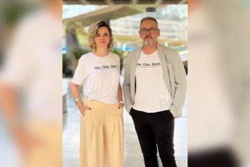 Coordenadores Daniele Silveira e Eric Franco atuam de forma voluntária no projeto
 -  (crédito: Divulgação)