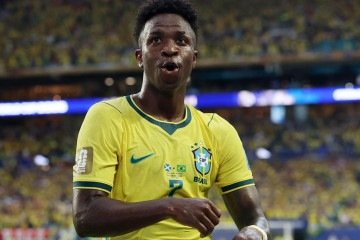 'Vini Jr. chegou' para ser 'herói dos brasileiros': artilheiro do Brasil é destaque na imprensa internacional -  (crédito: BBC Geral)