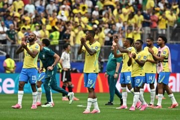 Fim de jogo entre Brasil e Japão -  (crédito: Paul ELLIS / AFP)