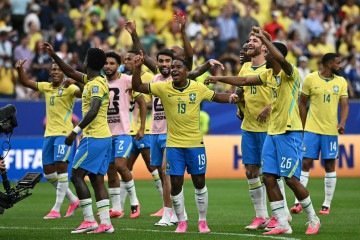 Jogo entre Brasil e Japão -  (crédito: Paul ELLIS / AFP)
