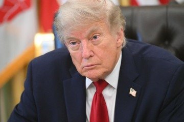 O presidente dos EUA, Donald Trump, comentou as decisões em postagens nas redes sociais -  (crédito: Saul Loeb/AFP)