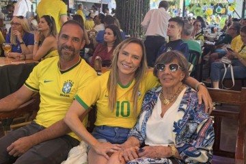 Governadora Celina Leão (PP) com o marido, Fabricio Faleiro, e a mãe, Maria Célia Leão: matriarca foi internada com fortes dores no peito - (crédito: Fotos: Instagram) Governadora Celina Leão (PP) com o marido, Fabricio Faleiro, e a mãe, Maria Célia Leão: matriarca foi internada com fortes dores no peito - (crédito: Fotos: Instagram)