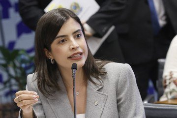 Tábata sentiu, na eleição de 2024, o que é ter a imagem adulterada somente para desgatá-la e humilhá-la -  (crédito: Marina Ramos/Agência Câmara)
