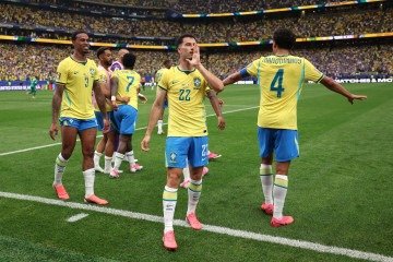 Seleção Brasileira disputa as oitavas de final neste domingo (5/7), às 17h -  (crédito: Lars Baron/AFP )
