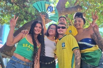 "Acho que vai ser 2 a 1. Vai ser um jogo dif&iacute;cil, mas acredito que a gente consegue", disse Sara Katrine -  (crédito: Carlos Vieira/CB/D.A.Press)