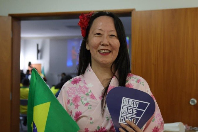 A japonesa Cynthia Sekiguchy, 48, funcionária da Embaixada do Japão