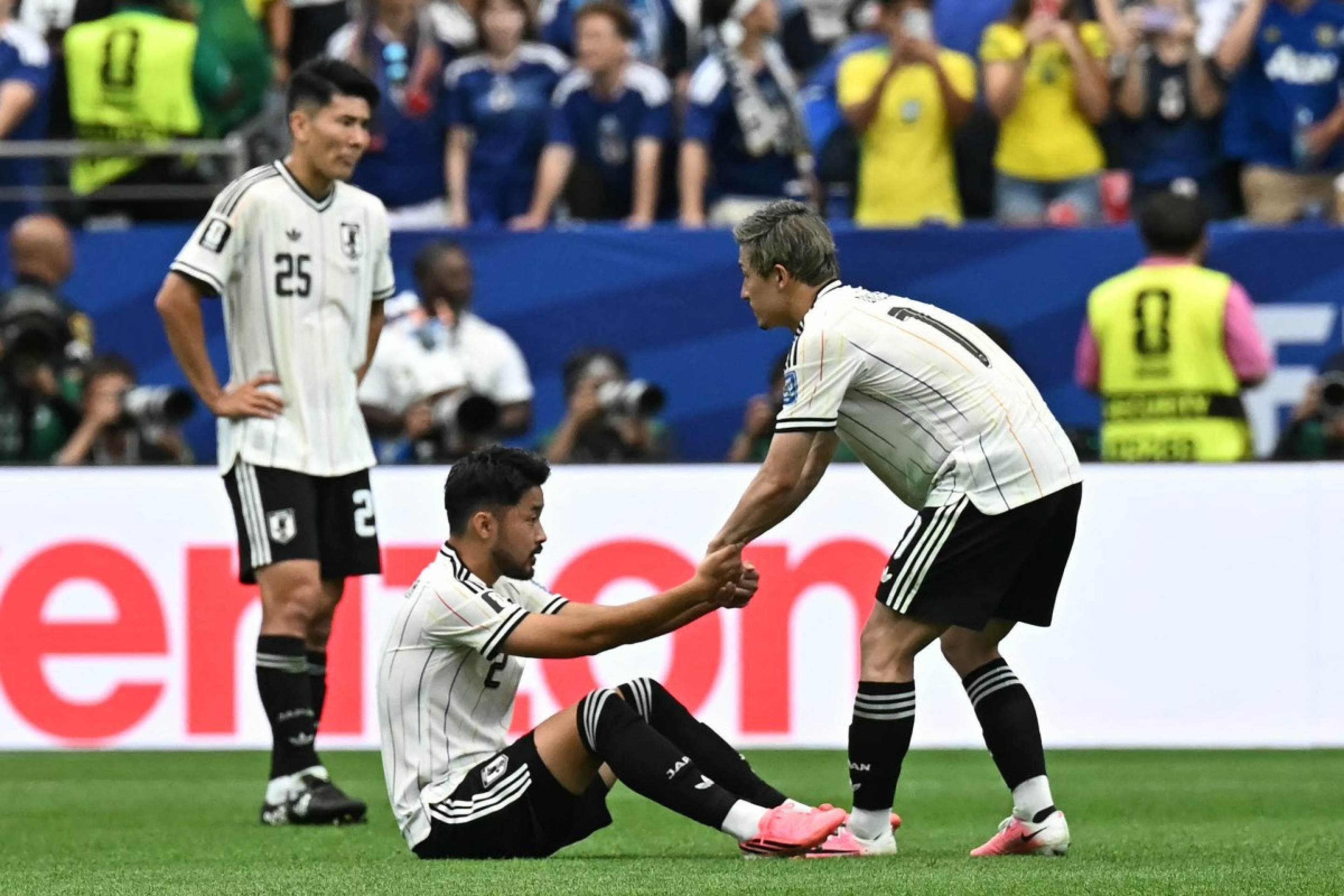 Jogo entre Brasil e Jap&atilde;o