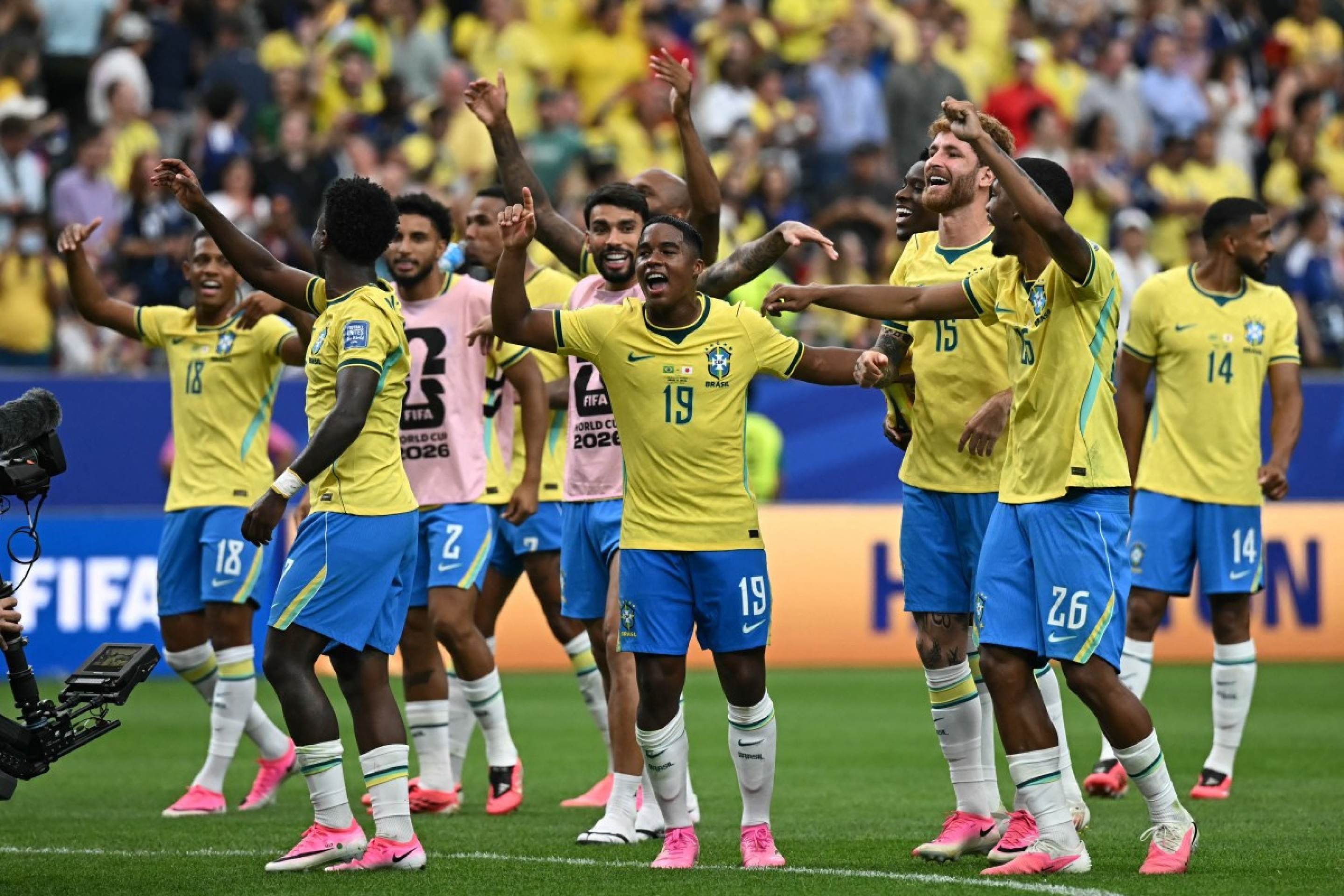 Jogo entre Brasil e Jap&atilde;o