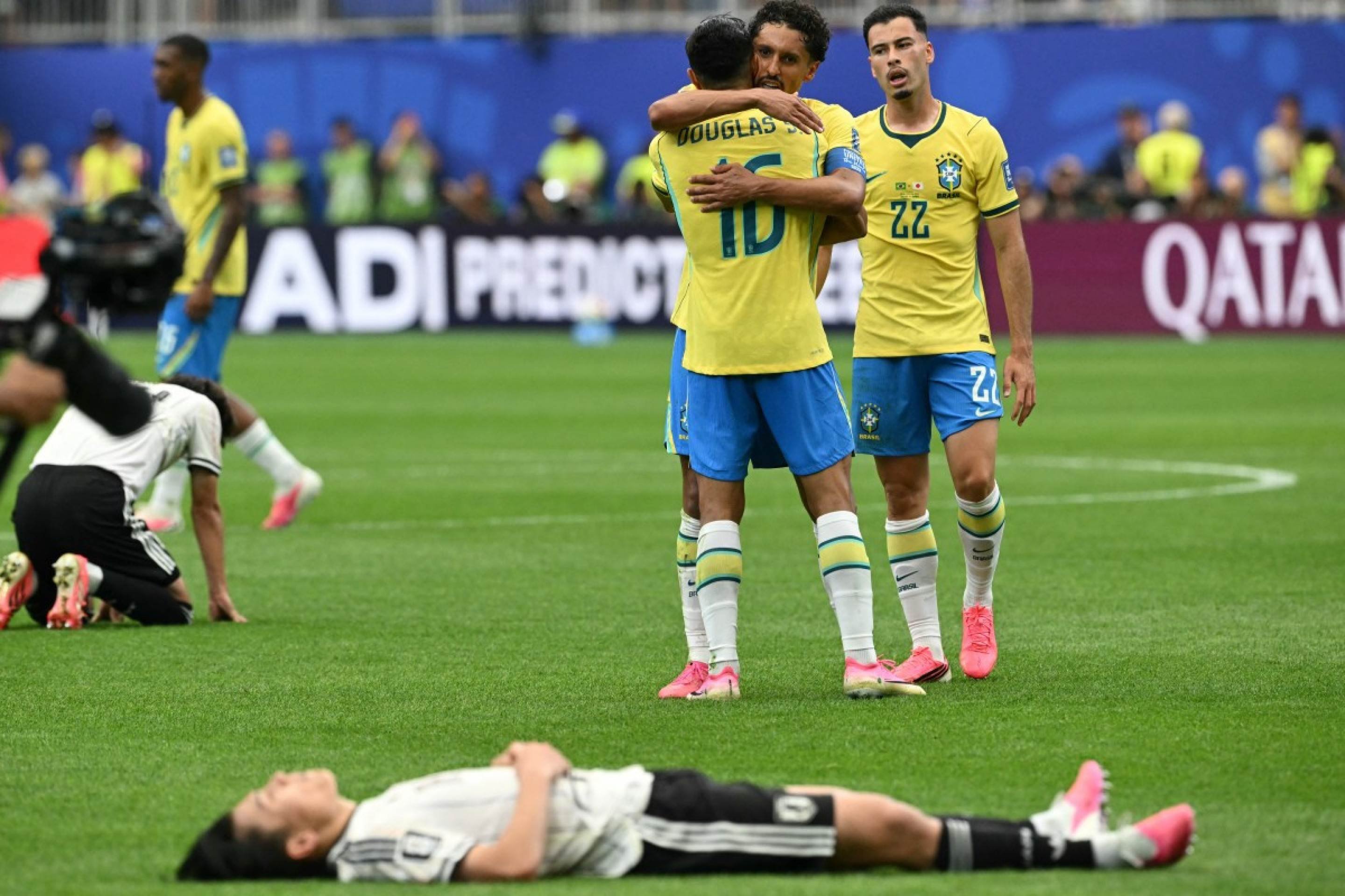 Jogo entre Brasil e Jap&atilde;o