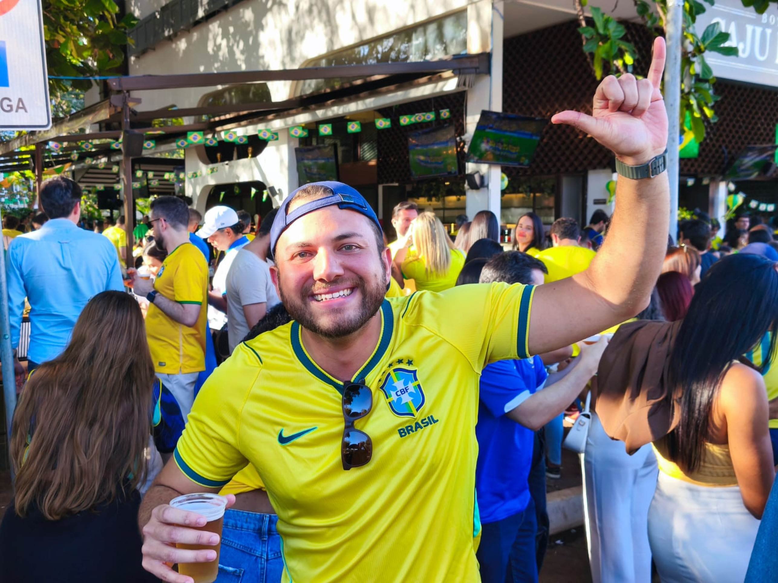 Torcedor Rolney no Caju Lim&atilde;o