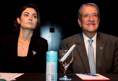 Saída de Michelle Bolsonaro do PL Mulher foi oficializada após reunião com Valdemar Costa Neto -  (crédito: Beto Barata/ PL) -Saída de Michelle Bolsonaro do PL Mulher foi oficializada após reunião com Valdemar Costa Neto -  (crédito: Beto Barata/ PL)