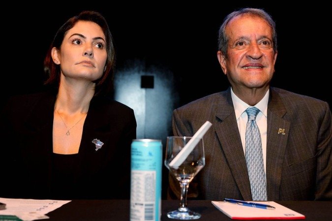 Saída de Michelle Bolsonaro do PL Mulher foi oficializada após reunião com Valdemar Costa Neto - (crédito: Beto Barata/ PL) Saída de Michelle Bolsonaro do PL Mulher foi oficializada após reunião com Valdemar Costa Neto - (crédito: Beto Barata/ PL)