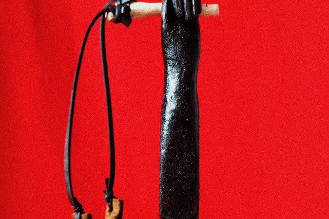 Pedrada: materiais populares fazem parte da construção da escultura