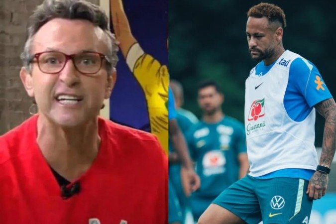 Neto explode com choro de Neymar e esculacha jogador na Band - (crédito: Band/Instagram) Neto explode com choro de Neymar e esculacha jogador na Band - (crédito: Band/Instagram)