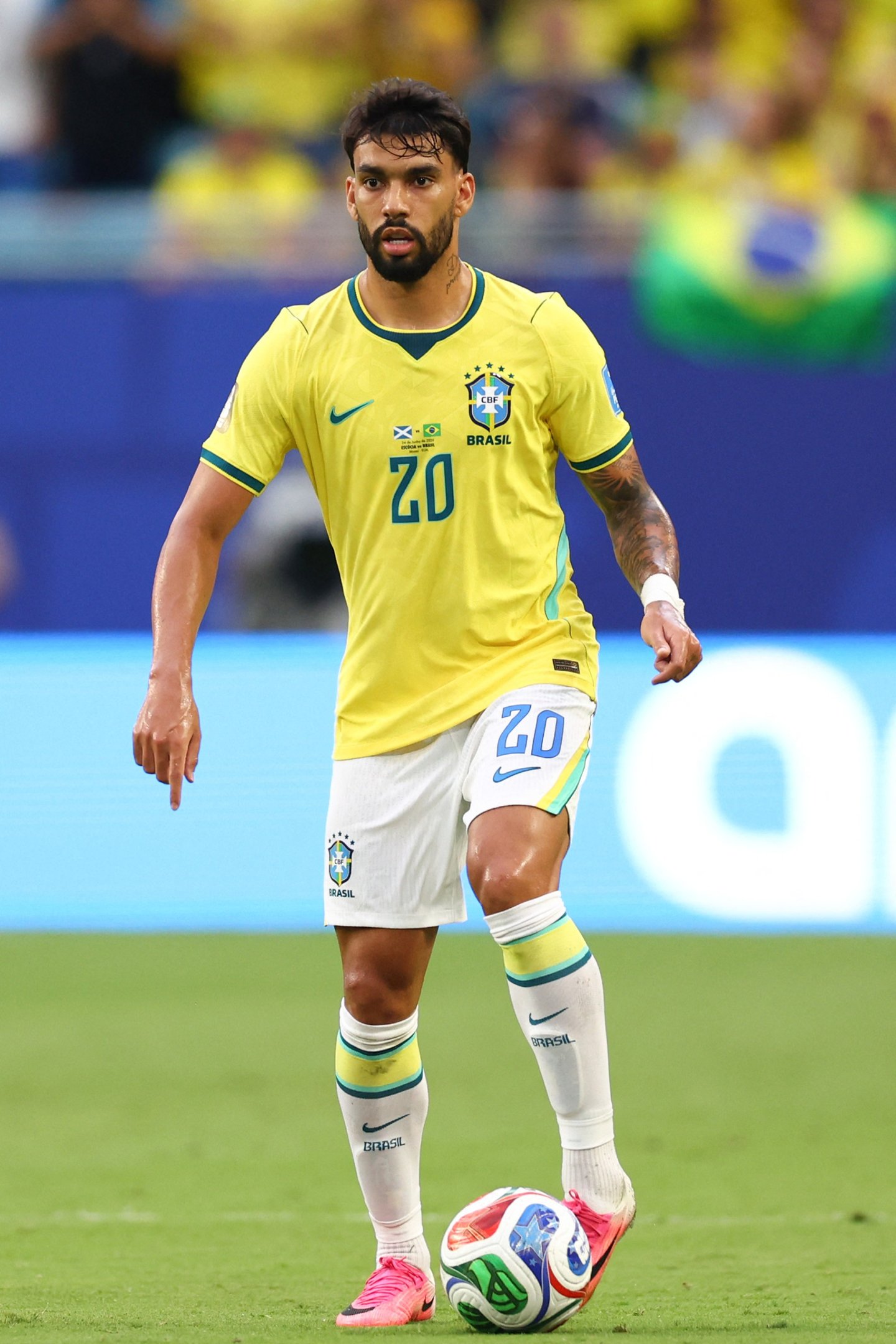 Lucas Paquet&aacute;, jogador convocado que atua no Flamengo        
