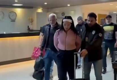 Diarista que confessou ter matado casal de idosos em BH foi presa em Itabira, na Região Central de Minas Gerais -  (crédito: Reprodução)