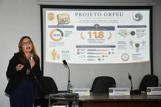 Projeto Orfeu utiliza inteligência para identificar cadáveres e resolver casos de desaparecimentos - (crédito: Marcelo Ferreira/CB/DA Press) Projeto Orfeu utiliza inteligência para identificar cadáveres e resolver casos de desaparecimentos - (crédito: Marcelo Ferreira/CB/DA Press)