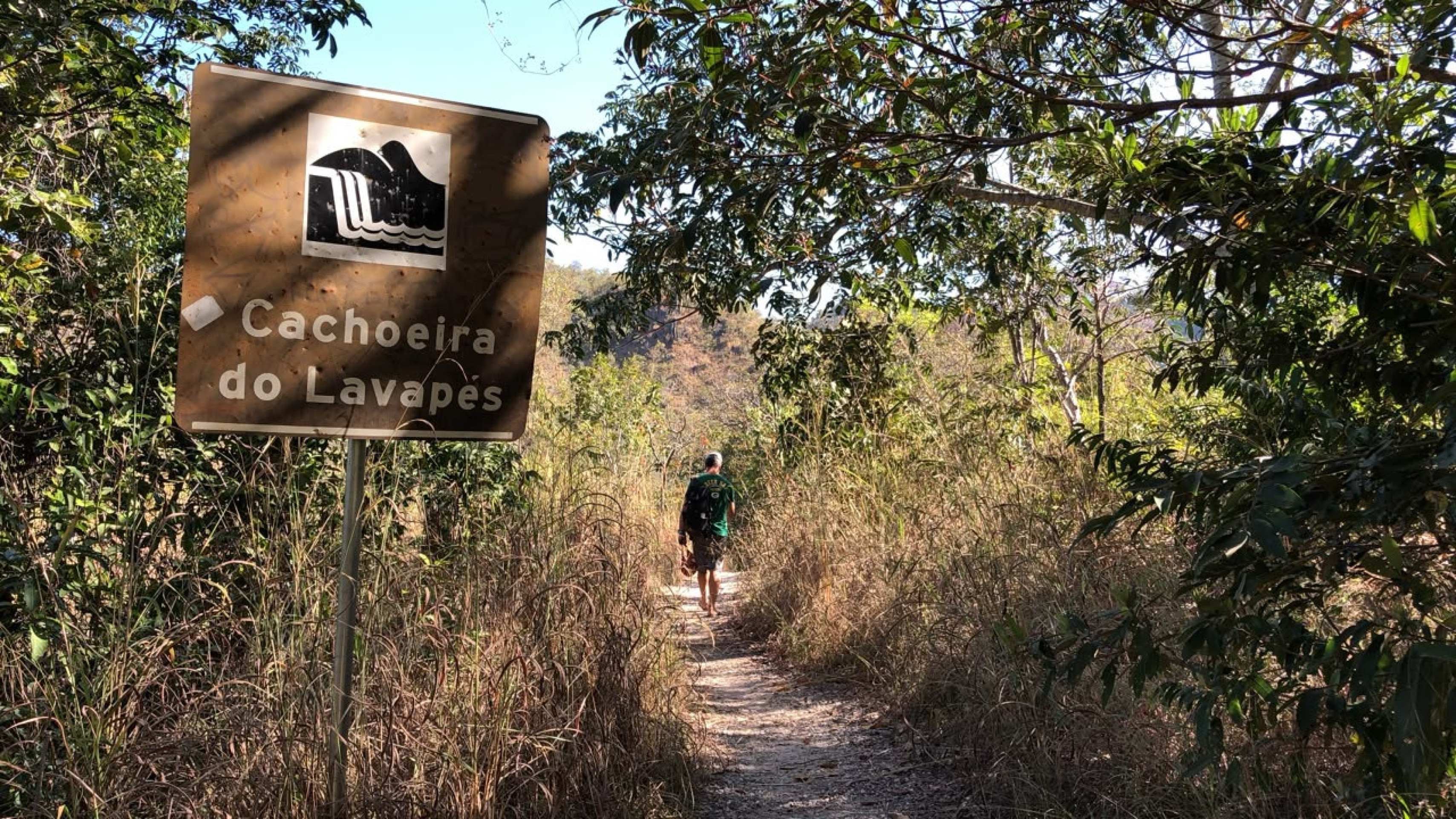 Parque Natural Municipal Lava-P&eacute;s, em Cavalcante (GO), na Chapada dos Veadeiros