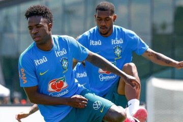 Vini Jr. e Rayan se preparam para os desafios do mata-mata da Copa do Mundo de 2026: esperança brasileira rumo ao hexa - (crédito: Rafael Ribeiro/CBF) Vini Jr. e Rayan se preparam para os desafios do mata-mata da Copa do Mundo de 2026: esperança brasileira rumo ao hexa - (crédito: Rafael Ribeiro/CBF)
