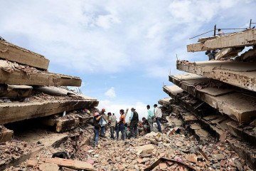 As estimativas indicam que milhares de pessoas podem estar soterradas sob os escombros - (crédito: AFP via Getty Images) As estimativas indicam que milhares de pessoas podem estar soterradas sob os escombros - (crédito: AFP via Getty Images)