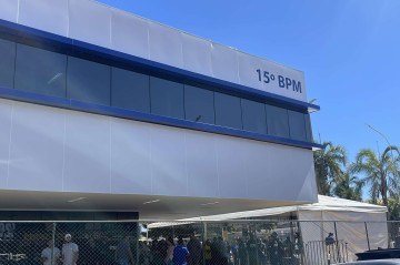 Sede definitiva do 15º BPM, na Estrutural, é inaugurada - (crédito: Davi Cruz/CB/D.A Press) Sede definitiva do 15º BPM, na Estrutural, é inaugurada - (crédito: Davi Cruz/CB/D.A Press)