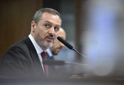 Siretor da PF, Andrei Passos Rodrigues
     -  (crédito: Andressa Anholete/Ag&ecirc;ncia Senado) -Siretor da PF, Andrei Passos Rodrigues
     -  (crédito: Andressa Anholete/Ag&ecirc;ncia Senado)