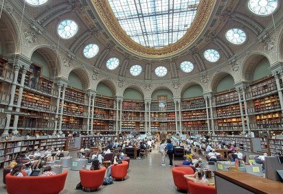 Quando bibliotecas viram ponto turístico: a OBA Oosterdok de Amsterdam e a Richelieu de Paris -  (crédito: Uai Turismo) -Quando bibliotecas viram ponto turístico: a OBA Oosterdok de Amsterdam e a Richelieu de Paris -  (crédito: Uai Turismo)