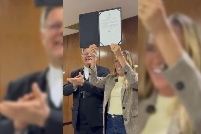 A cerimônia foi realizada no gabinete do arcebispo, na Cúria Metropolitana de Brasília - (crédito: Divulgação/Arquidiocese de Brasília ) A cerimônia foi realizada no gabinete do arcebispo, na Cúria Metropolitana de Brasília - (crédito: Divulgação/Arquidiocese de Brasília )