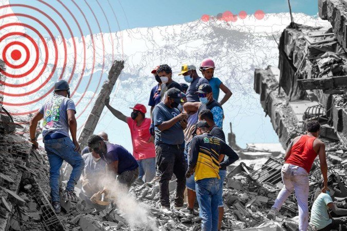 Caraballeda é um dos setores de La Guaira mais afetados pelos terremotos - (crédito: BBC) Caraballeda é um dos setores de La Guaira mais afetados pelos terremotos - (crédito: BBC)
