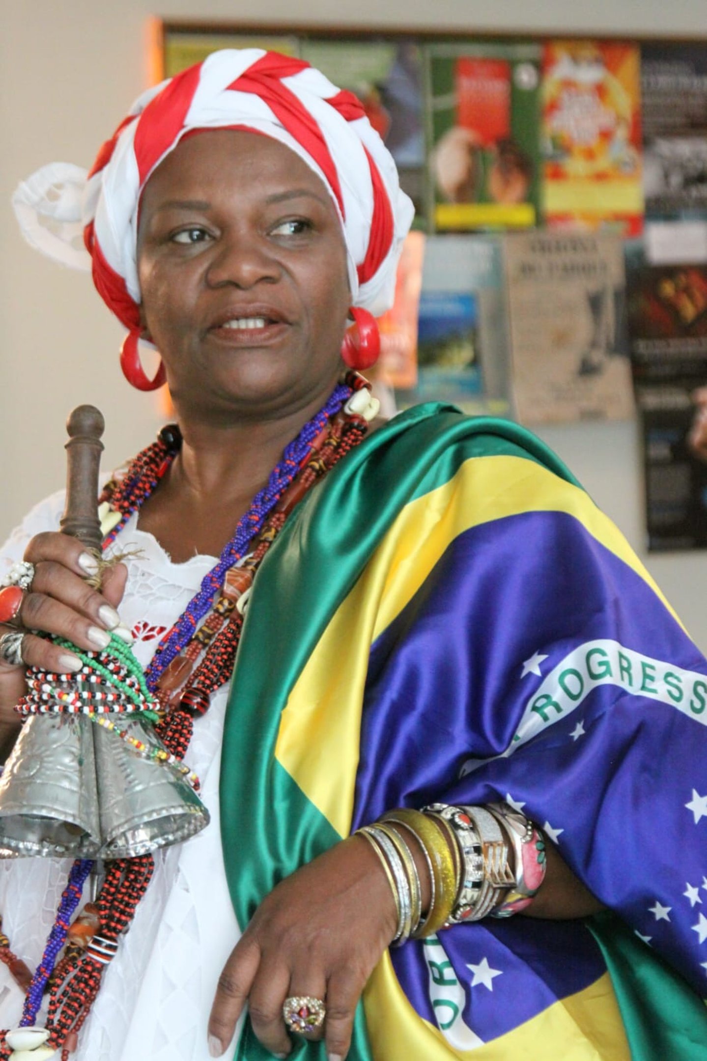 Adna dos Santos, M&atilde;e Baiana de Oy&aacute; 
