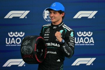Kimi Antonelli faz a pole position do GP da Grã-Bretanha de F1 - (crédito: AFP) Kimi Antonelli faz a pole position do GP da Grã-Bretanha de F1 - (crédito: AFP)
