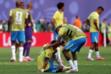 Brasil é eliminado pela Noruega nas oitavas de final da Copa do Mundo 2026.  -  (crédito:  Odd ANDERSEN / AFP)