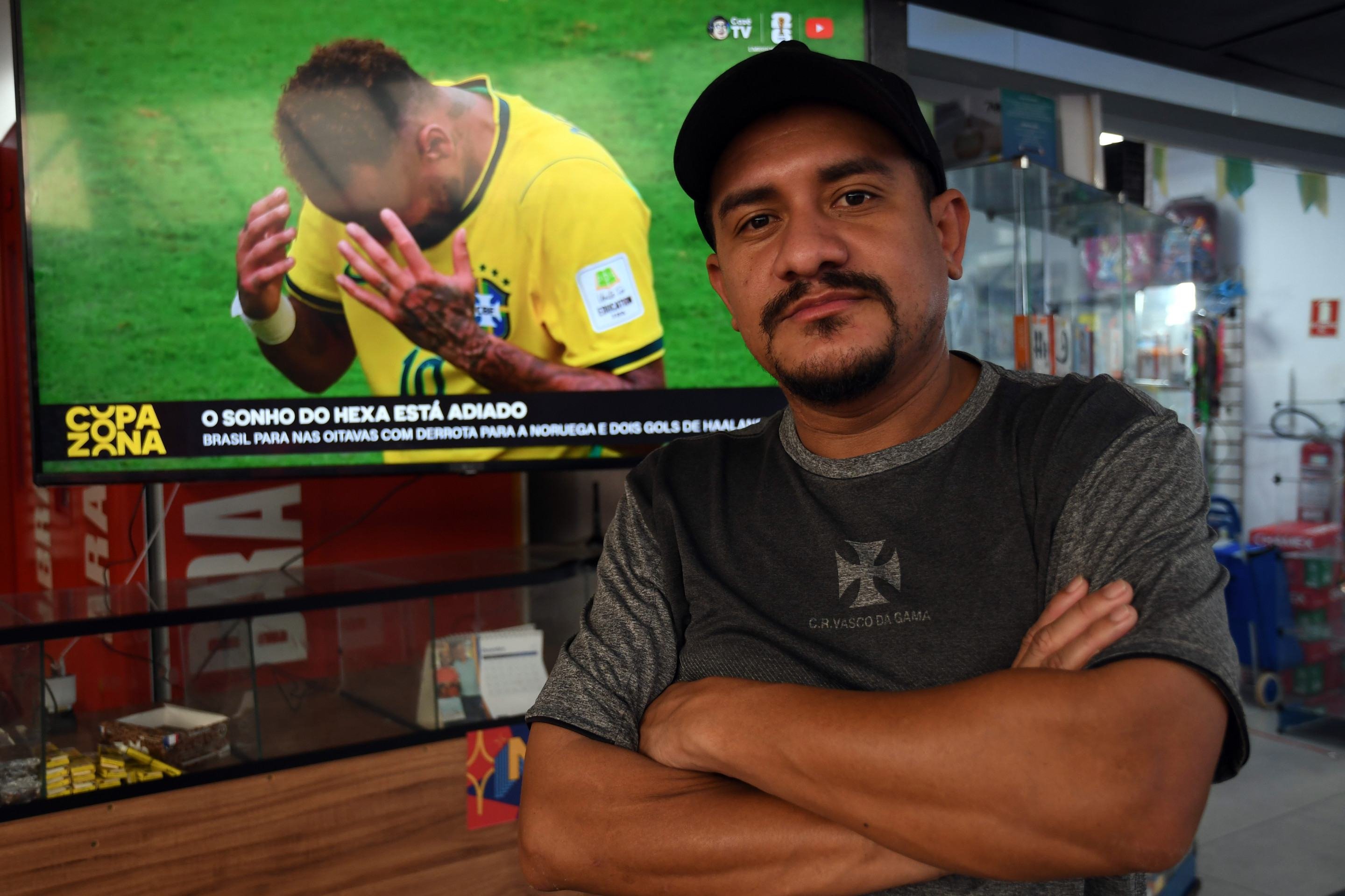 Walisson Nascimento preocupou-se em consolar o filho de 6 anos