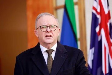 O primeiro-ministro australiano, Anthony Albanese  -  (crédito: AFP)