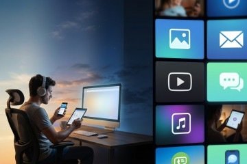 Brasileiros dedicam mais de dois ter&ccedil;os da vida ao ambiente digital, alternando entre m&uacute;ltiplas telas e aplicativos -  (crédito: Flow)