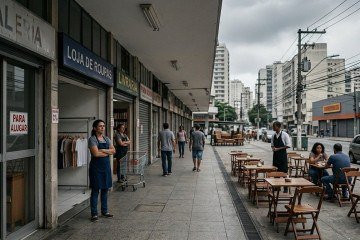 Com&eacute;rcio e servi&ccedil;os sentem o impacto da desacelera&ccedil;&atilde;o econ&ocirc;mica no Brasil, com quedas significativas no varejo e alojamento -  (crédito: Flow)