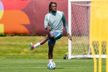 O atacante Johan Manzambi é um dos destaques da Seleção da Suíça - (crédito: Getty Images via AFP) O atacante Johan Manzambi é um dos destaques da Seleção da Suíça - (crédito: Getty Images via AFP)