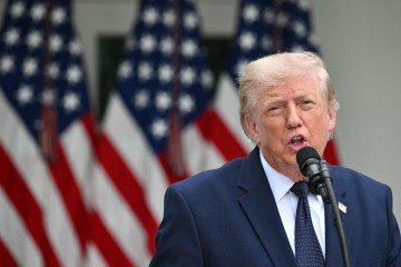 Donald Trump agiu nos bastidores para viabilizar a participação da Balogun na partida responsável por eliminar os norte-americanos do torneio -  (crédito: Mandel Ngan/AFP)